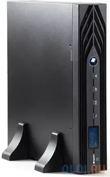 (462) Бастион SKAT-UPS 1000ВА/900Вт исп.V RACK 1U, 220В, 12В 6А пост., 24В 5А перем.,внеш. АКБх2, On-Line синусоида, 5 л.г.