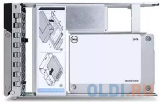 480GB SSD, Mix Use, SATA 6Gbps, 512e, 2,5" in 3,5" HYBB CARR hot plug, S4610, 14G