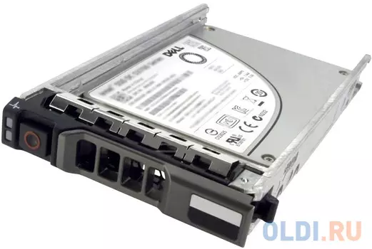 Накопитель SSD Dell 400-AZUT 480GB SSD, Mix Use, SATA 6Gbps, 512n, 2,5", AG, 3 DWPD, 2628 TBW, hot plug, 14G