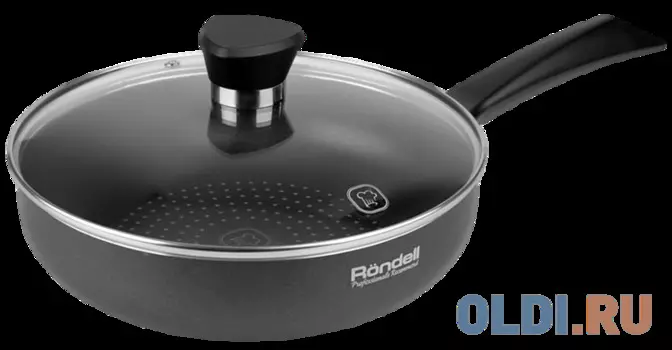 577-RDA Сковорода с кр. и принтом Arabesco 24см Rondell