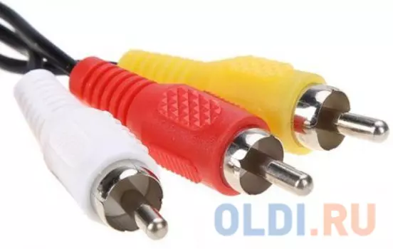 5bites AC3R-010M Кабель AUDIO / 3*RCA / M-M / STEREO / 1M