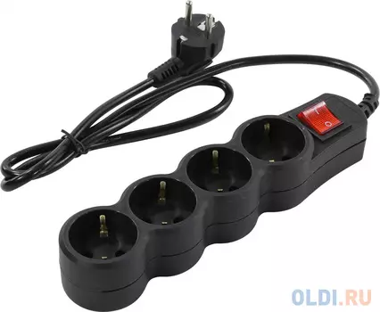 5bites SP4B-118 Сетевой фильтр SP4B-118 4S / 3*0.75MM2 / 1.8M / BLACK