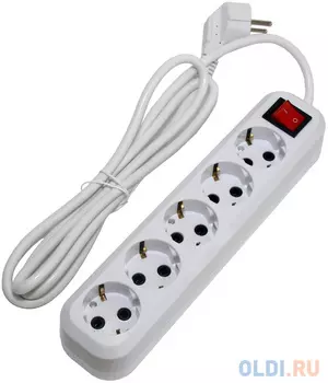 5bites SP5W-330 Сетевой фильтр 5S / 3*1.5MM2 / 16A / ABS / 3M / WHITE