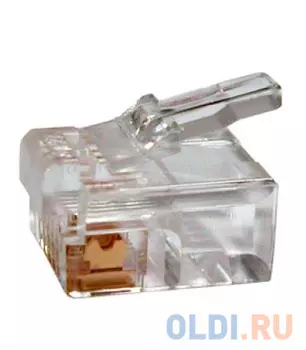 5bites US020A Коннектор RJ-12 / 6P4C / 100ШТ