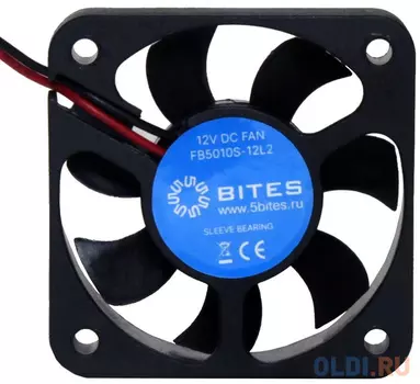 5bites Вентилятор FB5010S-12L2 50X10 / SLEEVE / 4200RPM / 2P