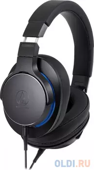 Наушники AUDIO-TECHNICA ATH-MSR7B BK черный,полноразмерные,1,2м