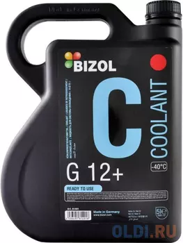 81491 BIZOL Антифриз Coolant G12+ (-40) (5л)