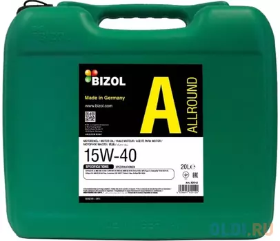 86012 BIZOL Мин. мот.масло Allround 15W-40 CF-4/SJ (20л)