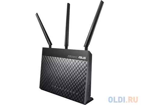 Маршрутизатор ADSL ASUS DSL-AC68U Двухдиапазонный маршрутизатор Wi-Fi VDSL2/ADSL AC1900 USB 3.0