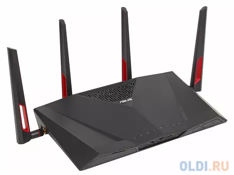 Маршрутизатор ASUS RT-AC88U Двухдиапазонный маршрутизатор с поддержкой Wi-Fi 802.11ac (до 3167 Мбит/с) и Gigabit Ethernet