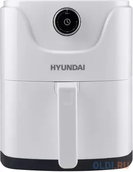 Аэрогриль Hyundai HYF-2052 1000Вт белый/серебристый