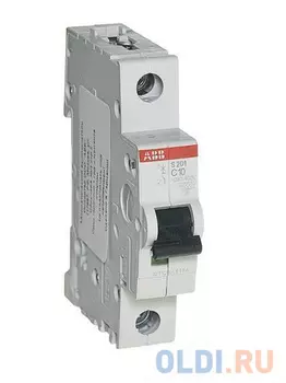ABB 2CDS251001R0104 Автомат.выкл-ль 1-полюсной S201 C10