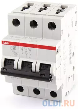 ABB 2CDS253001R0064 Автомат.выкл-ль 3-полюсной S203 C6