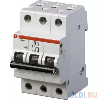 ABB 2CDS253001R0634 Автомат.выкл-ль 3-полюсной S203 C63