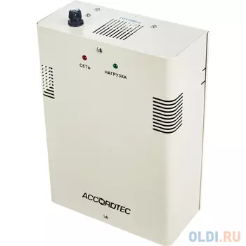 ACCORDTEC ББП-50 исп.1 Блок бесперебойного питания, 13,6В, 5А, max-7А., защита АКБ от глубокого 00-00013474