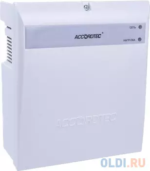ACCORDTEC ББП-60 исп. 1 Блок бесперебойного питания 12В 6А, корпус - пластик под АКБ 12 В 7 А?ч