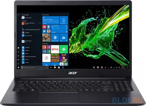 Acer Aspire 3 A315-34-C7CQ [NX.HE3ER.01X] Black 15.6" {FHD Cel N4020/4Gb/128Gb SSD/W10}