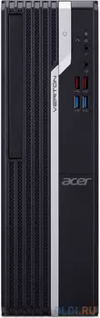 ACER X2680G SFF Pen G6405, 4GB DDR4 2666, 128GB SSD M.2, Intel UHD 610, no DVD, No WiFi/BT , 180W, USB KB&amp;Mouse, Win 10 Pro64 RUS, 1y