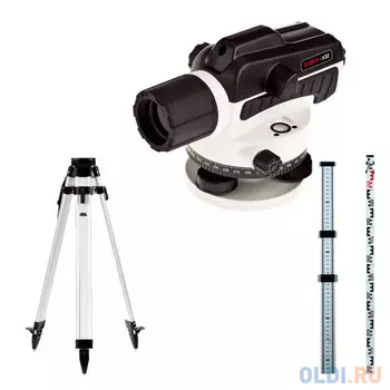 ADA КОМПЛЕКТ Нивелир Ruber 32 + Рейка STAFF 3 + Штатив на клипсах Light А00121_К1
