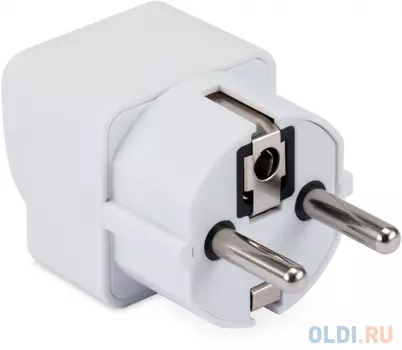 Адаптер-переходник SunWind SW-A110W (1 розетка) белый (коробка)