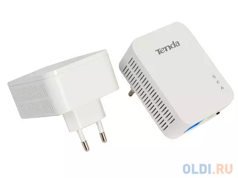 Адаптер PowerLine Tenda PH3 AV1000 комплект гигабитных Powerline адаптеров. GE порт