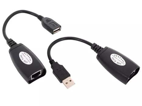 Адаптер USB-AMAF/RJ45, по витой паре до 45m , VCOM CU824
