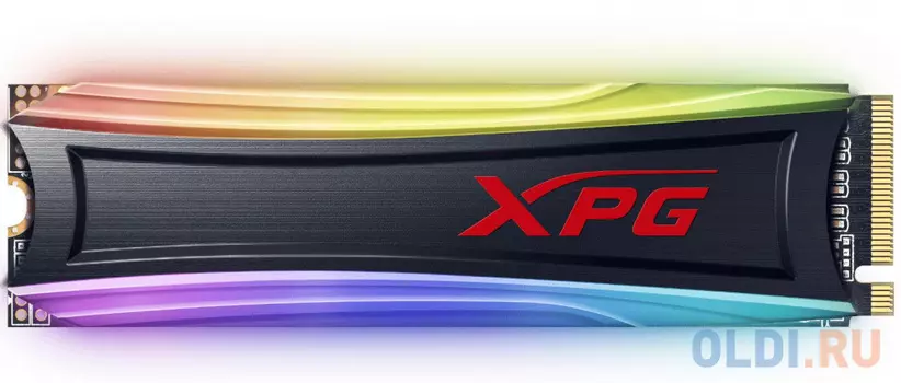 ADATA SPECTRIX S40G RGB SSD 2TB, 3D TLC, M.2 (2280), PCIe Gen 3.0 x4, NVMe, R3500/W1900, TBW 1280