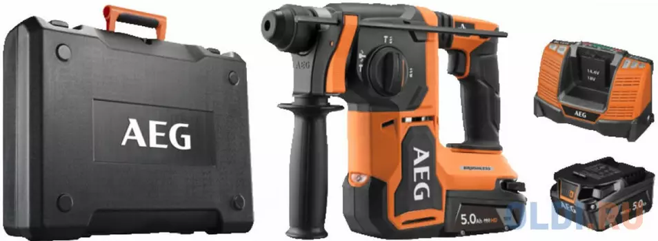 AEG 18В Бесщеточный перфоратор SDS+ BBH18BL2-502C 4935492343