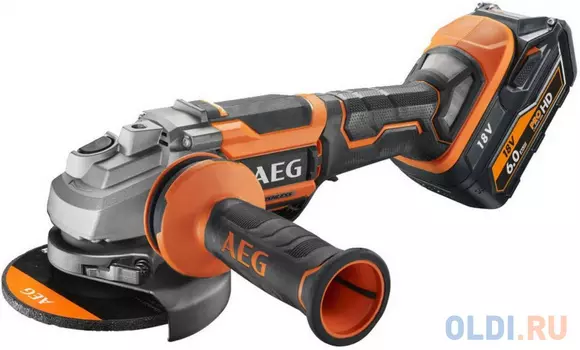 AEG Бесщеточная УШМ BEWS18-125BLPX-602C 4935464422