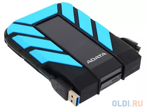 Внешний жесткий диск 2.5" 2 Tb USB 3.0 A-Data HD710 AHD710P-2TU31-CBL голубой черный