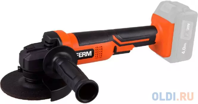 Акк. углошлифмашина Li-Ion 20 В Solo (без акк. батареи и ЗУ), 20В, 8000 об.мин., диск 125 мм.