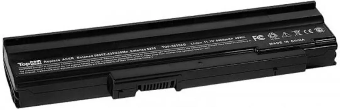 Аккумулятор для ноутбука TopON TOP-5635ZG для Acer Extensa 4430, 5210, 5235, 5420G, 5630, 5635, 5635G, 5635Z, 5635ZG