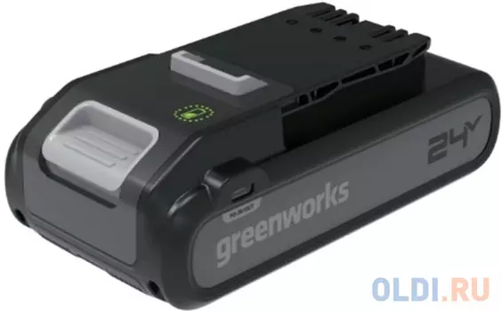 Аккумулятор Greenworks G24B4+ 24V, 4Ач, с двумя USB-C разъемами 2940407