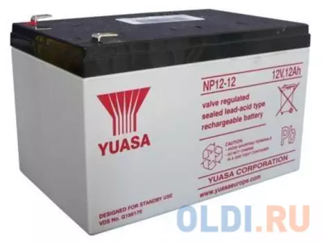 Аккумулятор Yuasa 12V12Ah (NP12-12)