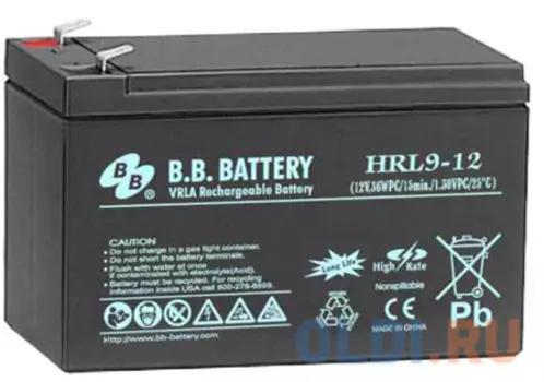 Аккумуляторная батарея B.B. Battery HRL 9-12 (12V;9Ah)