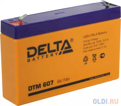 Аккумуляторная батарея DTM 607 Delta