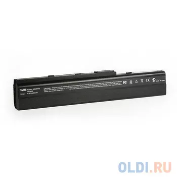 Аккумуляторная батарея TopON TOP-K52 4400мАч для ноутбуков Asus A40 A50 A52А A52JB K42F K42JB K52F K52JB K52JK K62 N82 P42 P52 Pro5 Pro8 X8F X42J X42N