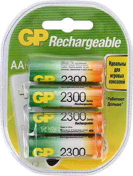 Аккумуляторы 2300 mAh GP 230AAHC-2DECRC4 AA 4 шт