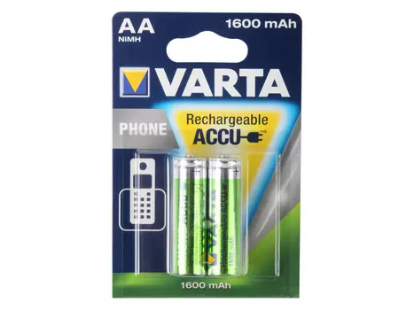 Аккумуляторы VARTA Phone Power AA 1600мАч бл.2 58399201402