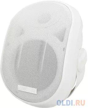 Акустическая система ECLER [eCURVE 104WH] корпусная, изогнутый дизайн, вуфер 4", твиттер 0,7", WRMS 40Вт /16Ом. Цвет - белый (2 шт = 1 место)