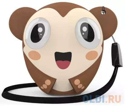Акустическая система HIPER Портативная акустическая система Bluetooth Speaker HIPER ZOO Music Mico, Обезьянка