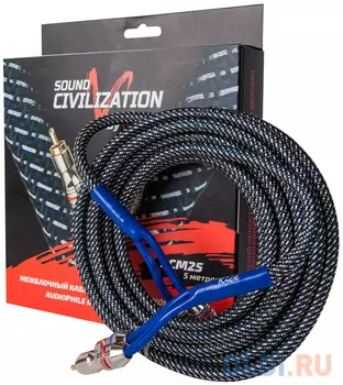 Акустический кабель Kicx RCA SCM25 5м