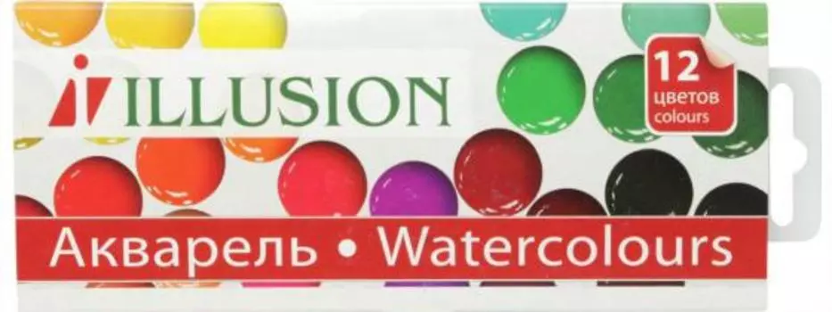 Акварель Гамма Illusion 12 цветов 212086