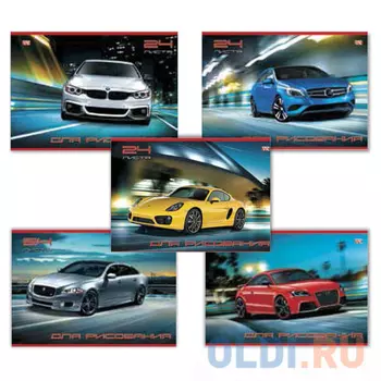 Альбом для рисования Hatber Мотошоу A4 24 листа