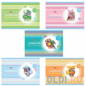 Альбом для рисования Hatber Совушки A4 20 листов