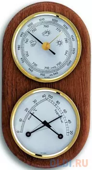 Аналоговая метеостанция TFA 20.1051, деревянная