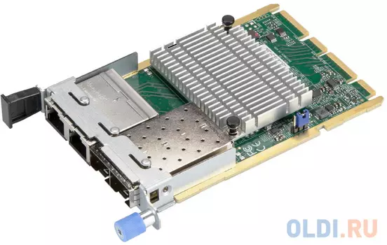 AOC-ATG-i2T2SM Advanced I/O Module (AIOM) Form Factor, 2x10GbE SFP+ (Intel® X710-BM2)