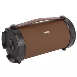 Колонки Dialog Progressive AP-1000 brown (16W RMS, Bluetooth, FM+USB reader)