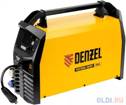Аппарат инвертор. полуавтомат. сварки MultiMIG-200DP Synergy Double Pulse, 200 А, ПВ 80%// Denzel