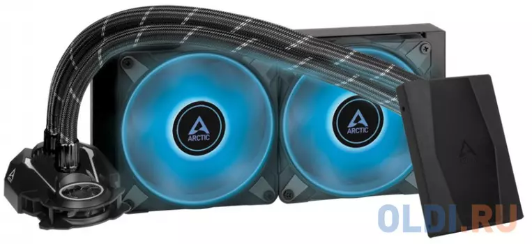 Arctic Liquid Freezer II-240 RGB Black with Controller Multi Compatible All-In-One CPU Water Cooler (ACFRE00099A)